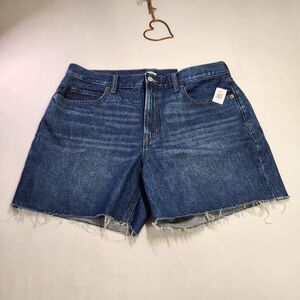 ⭐ NWT Old Navy High-Rise Slouchy Straight Cut-Off Jean Shorts – Size 12 ⭐